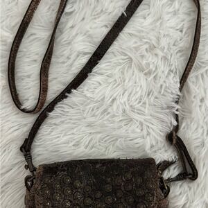Frye Mini Brooklyn Leather Studded Crossbody Bag Handbag‎